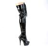 Pleaser - DELIGHT3023 Plattform Overknee Stiefel - Schwarz Product image